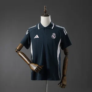Polo Real Madrid CF 2025-26 Preto/Rosa
