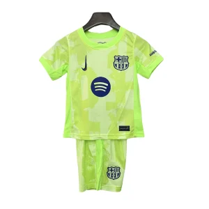 Conjunto Infantil Barcelona Terceiro 24/25
