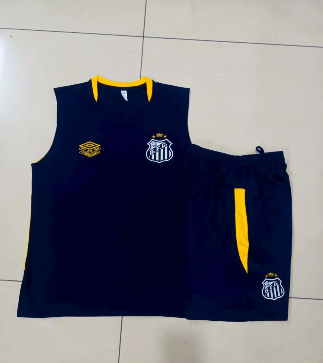 Kit Treino Manga Cava Santos FC 2025-26