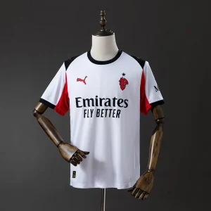 Camisola Ac Milan 2025-26 Alternativa Branca Versão Adepto