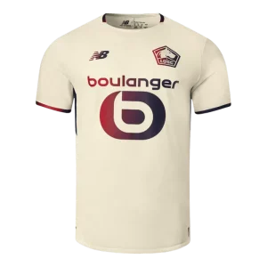 Camisola LOSC Lille 2025-26 Alternativa Branca Versão Adepto