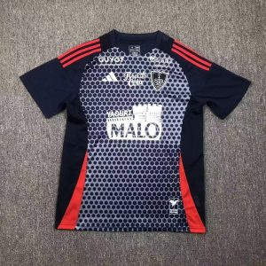 Camisola Stade Brestois 2024-25 Alternativa Azul Versão Adepto