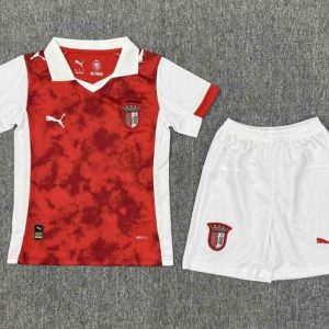 Conjunto infantil Braga principal 2025/26