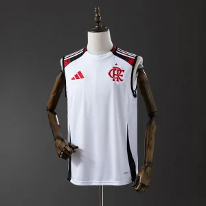 Manga Cava CR Flamengo 2025-26 Alternativa Branca
