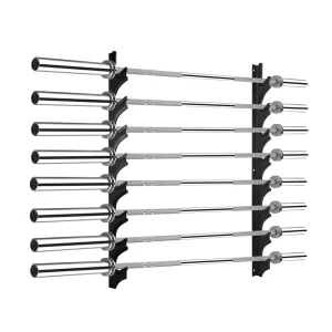 Rack de parede para barras olímpicas