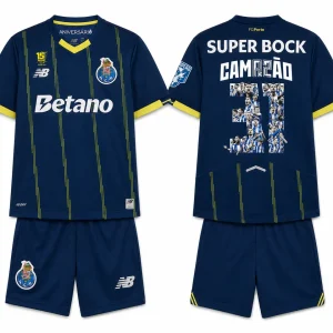 Kit de Criança - FC Porto 4º Equipamento - Edição Especial 25/26 - CAMPEÃO