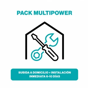 (PACK MULTIPOWER) Entrega ao domicílio + instalação imediata em 6-10 dias