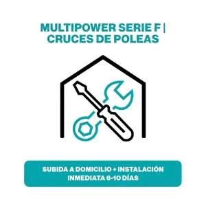 (MULTIPOWER SERIE F | CRUZES DE POLIAS) Entrega ao domicílio + instalação imediata 6-10 dias