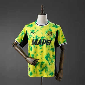 Camisola US Sassuolo 2025-26 Alternativa Amarela Versão Adepto