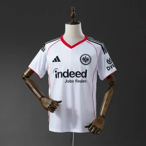 Camisola SG Eintracht Frankfurt 2025-26 Alternativa Branca Versão Adepto