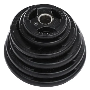 Conjunto 105kg Discos Triplo Aderência 50mm Profissionais
