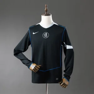 Camisola Manga Comprida CHE 2025-26 Alternativa Preta Versão Adepto
