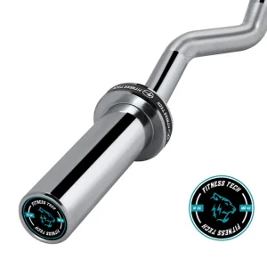 Barra Super Curl Acero 1,2m * 50mm 400LBS / 181KG máx.